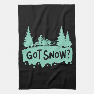 Snowmobiling - Got Snow Funny Snowmobiling Geschirrtuch