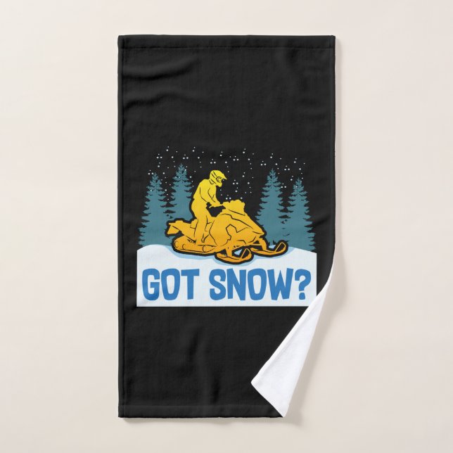 Snowmobiling - Got Snow Funny Snowmobiling Handtuch (Handtuch)