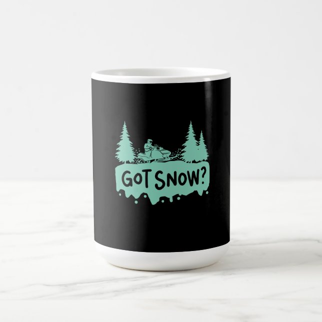 Snowmobiling - Got Snow Funny Snowmobiling Kaffeetasse (Mittel)