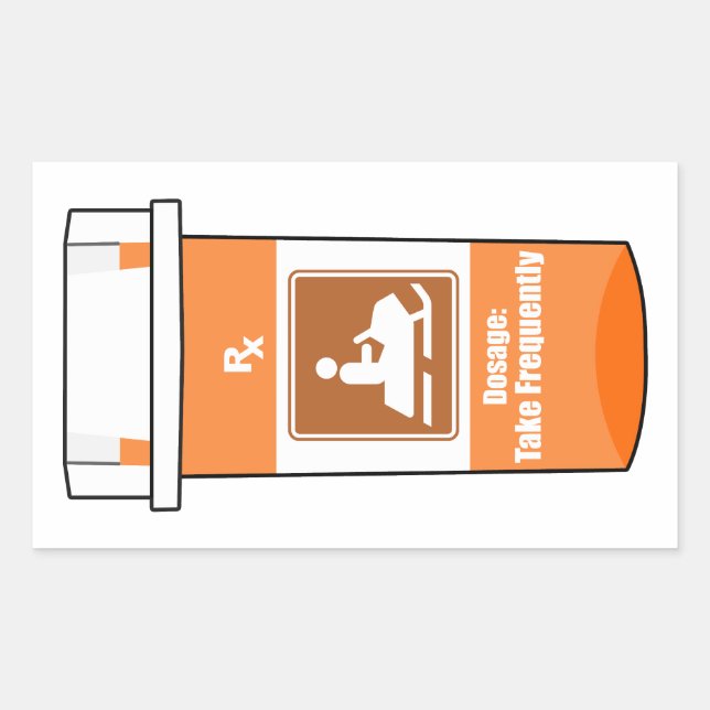Snowmobiling Is My Drug Rechteckiger Aufkleber (Vorderseite)