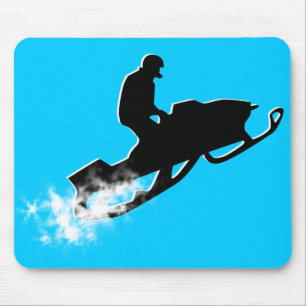snowmobiling Pulverspur Mousepad