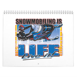 SNOWMOBILING-SEIN-LEBEN-zazz Kalender