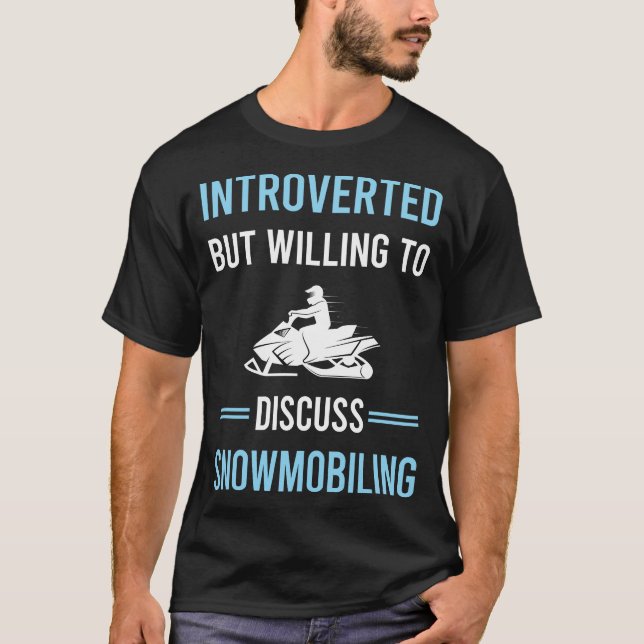 Snowmobiling Snowmobile T-Shirt (Vorderseite)