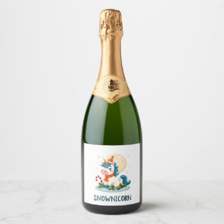 Snownicorn Süßes Einhorn Schneemann Weihnachten Mä
