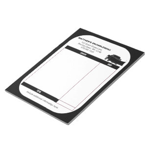 Snowpflügen Snow Plough Business Receiver Rechnung Notizblock