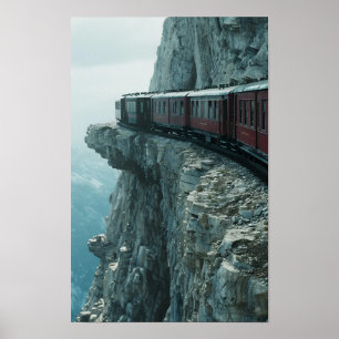 Snowpiercer-Zug auf dem Edge Poster