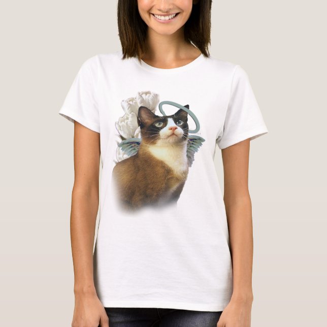 Snowshoe-Engel T-Shirt (Vorderseite)