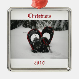 Snowshoe-Verzierung Ornament Aus Metall