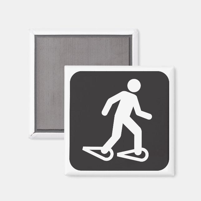 Snowshootmagazin Magnet (Vorderseite/Rückseite)