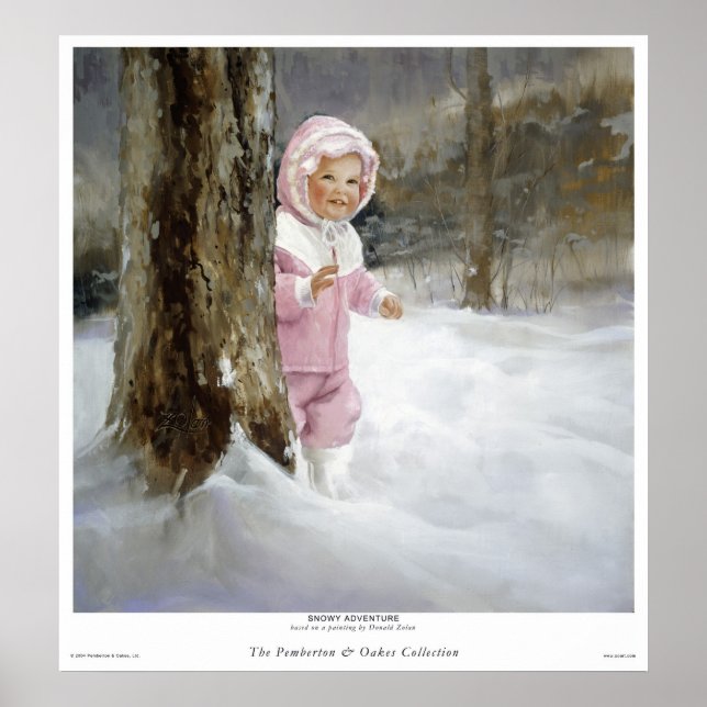 Snowy Adventure Poster (Vorne)