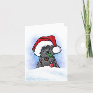 Snowy Affenpinscher Weihnachten