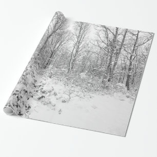 Snowy-Bäume im Poconos Geschenkpapier