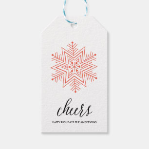 Snowy-Beifall-dekorativer Geschenkanhänger