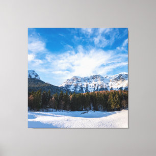 Snowy Brenta Dolomiten - Alpen Leinwanddruck