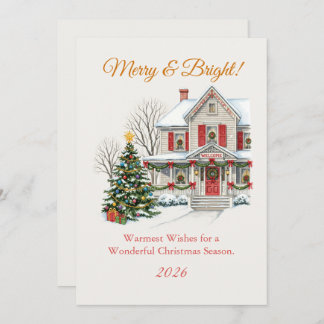 Snowy Christmas scene