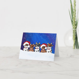 Snowy Cows Weihnachten
