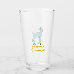 Snowy Deer Glas