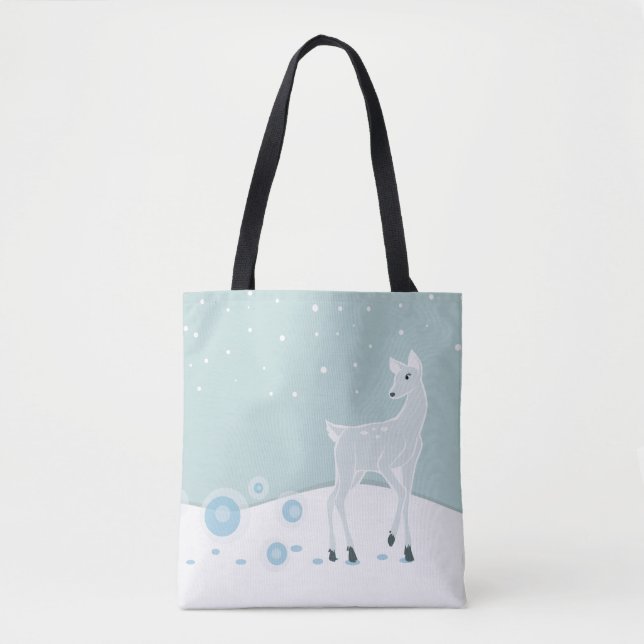 Snowy Deer Tasche (Vorderseite)