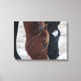 Snowy Eats Leinwanddruck