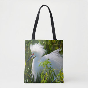 Snowy Egret Tasche