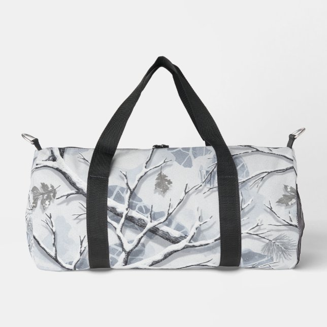Snowy Environments Camouflage  Duffle Bag (Vorderseite)