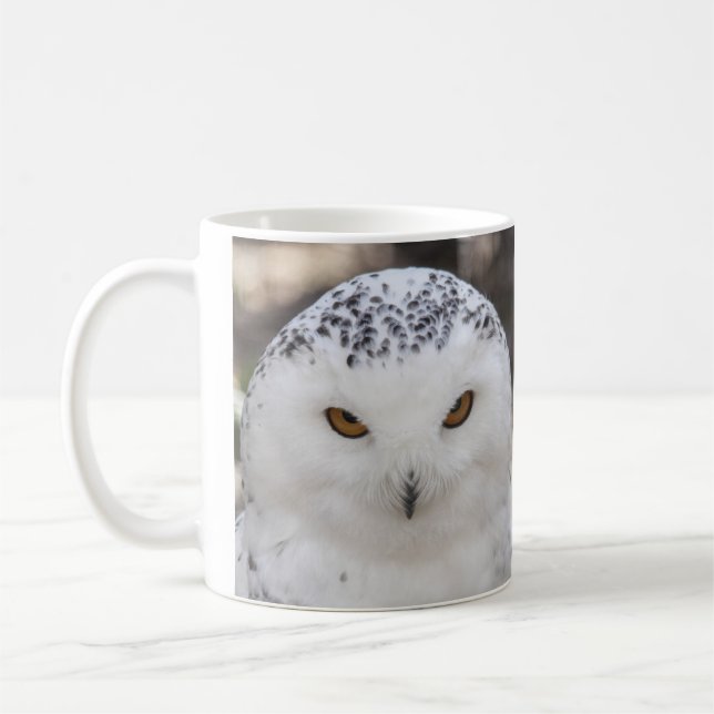 Snowy-Eule Kaffeetasse (Links)