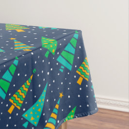 Snowy Fir Trees Tablecloth Tischdecke