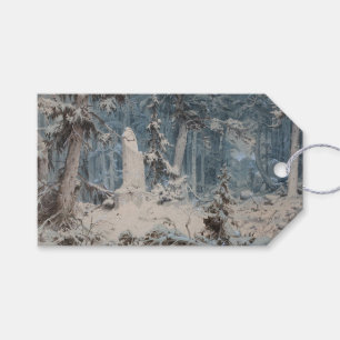Snowy Forest im Winter (von Andreas Achenbach) Geschenkanhänger