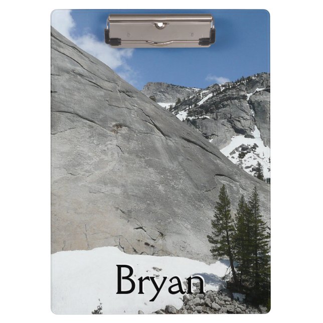 Snowy Granite Domes I im Yosemite Nationalpark Klemmbrett (Vorderseite)