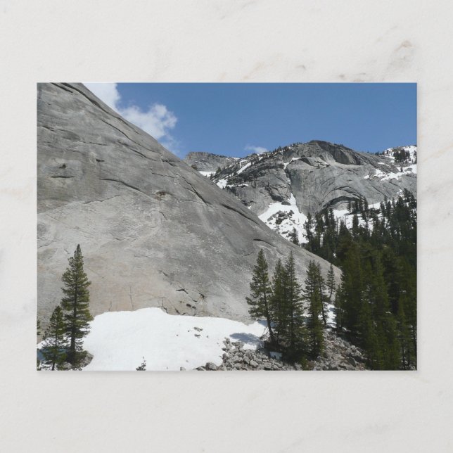 Snowy Granite Domes I im Yosemite Nationalpark Postkarte (Vorderseite)