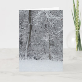 Snowy-Holz-Weihnachtskarten-12x18 Feiertagskarte
