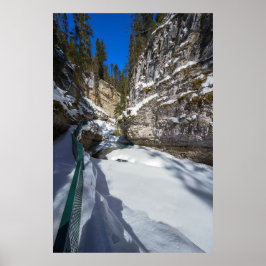 Snowy Johnston Creek (Alberta) Poster