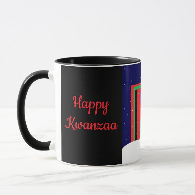 Snowy Kwanzaa Tasse (Links)