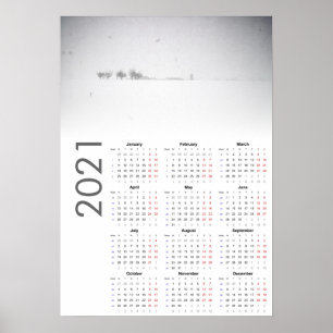 Snowy Landscape Kalender 2021 Poster