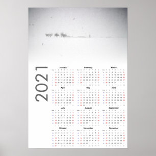 Snowy Landscape Kalender 2021 Poster