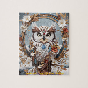 Snowy Melody: Das Boho Owl