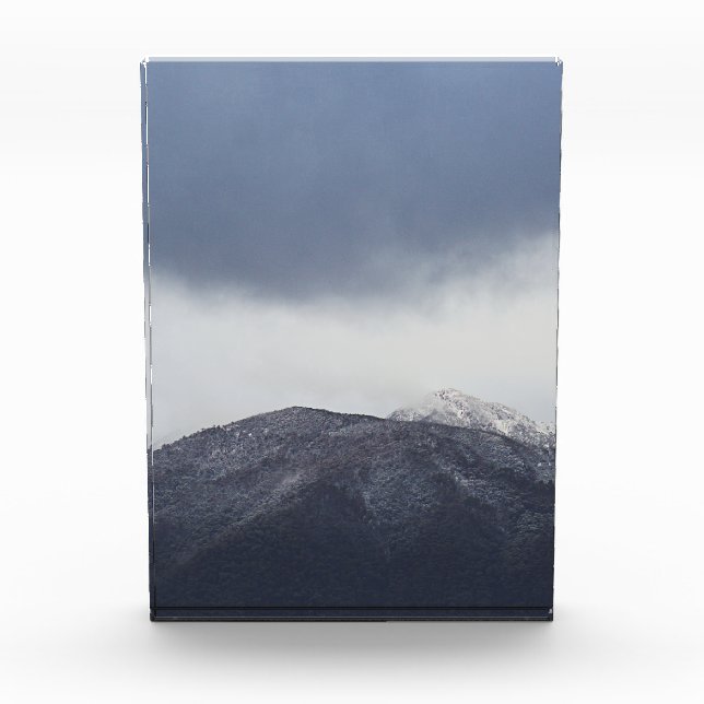 Snowy Mount Bogong Fotoblock (Vorderseite)