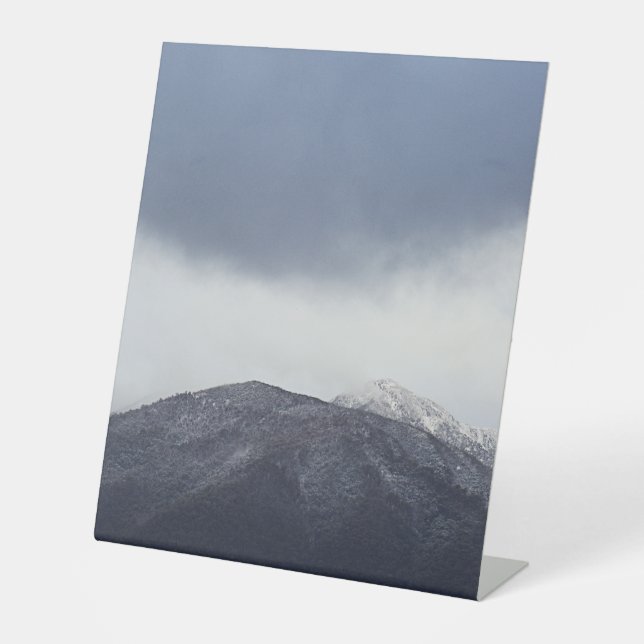 Snowy Mount Bogong Sockelschild (Vorderseite)