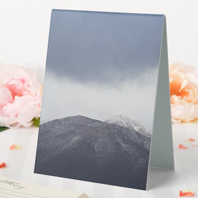 Snowy Mount Bogong Tischaufsteller (In Situ (Hochzeit))