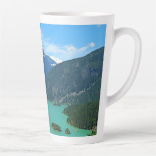 Snowy Mountain - Blick auf den See Milchtasse