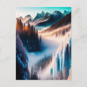 Snowy Mountain Postkarte