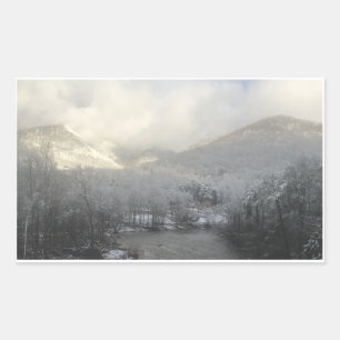 Snowy Mountain Sticker