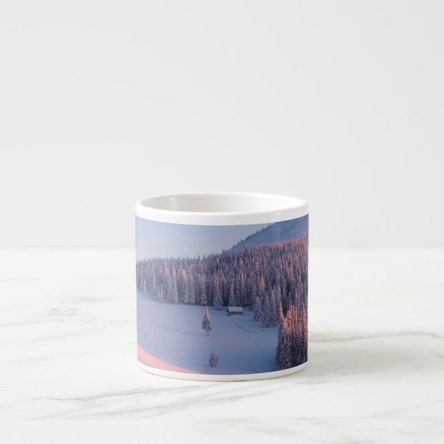 Snowy Mountains Espressotasse (Vorderseite)
