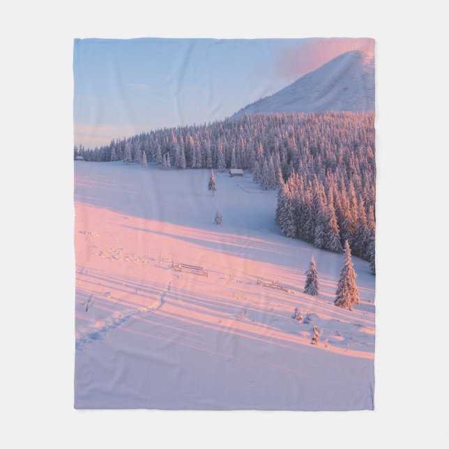 Snowy Mountains Fleecedecke (Vorderseite)