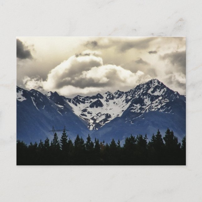 Snowy Mountains @ Lake Tekapo New Zealand Postkart Postkarte (Vorderseite)