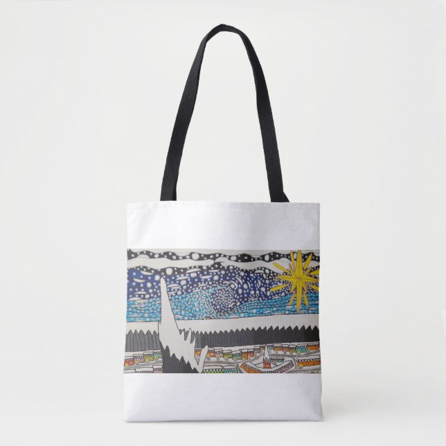 Snowy-NachtTasche Tasche (Vorderseite)