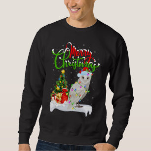 Snowy Owl Bird Weihnachtsdekorationen Snowy Owl Ch Sweatshirt