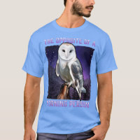 Snowy Owl gegenüber einer Morgenmensch-Vogel-Nacht
