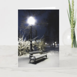 Snowy-Park Feiertagskarte