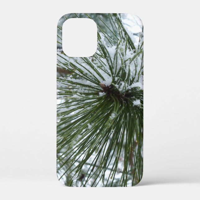 Snowy Pine Needles Winter Nature Fotografy Case-Mate iPhone Hülle (Rückseite)